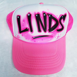 Airbrush Personalized Names and Colors Cap
