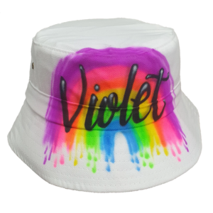 Airbrush Personalized Names Bucket Hat