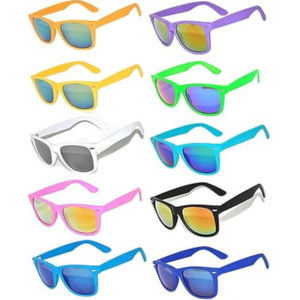 Matte Frame Retro Multicolor Sunglasses