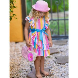 Rainbow Girls Multicolored Outfit 